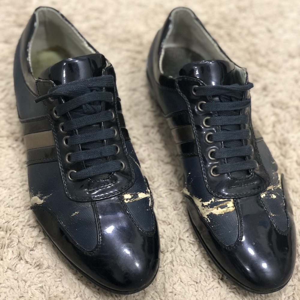 Fashion Classic Navy, Silver Shoes Size 10US